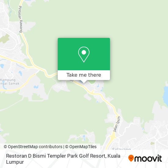 Restoran D Bismi Templer Park Golf Resort map