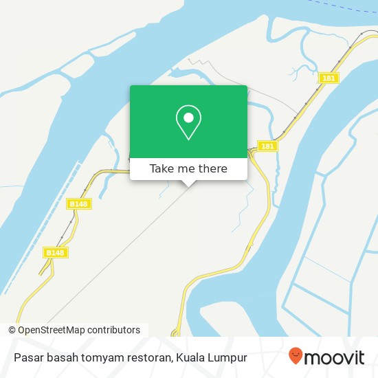 Pasar basah tomyam restoran map