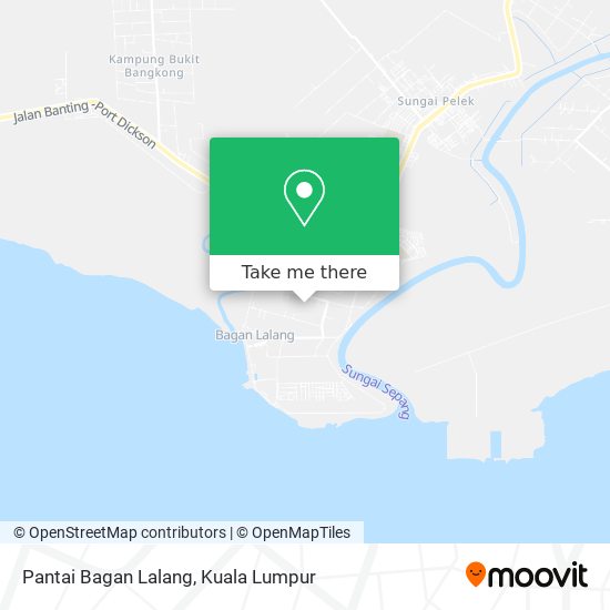 Pantai Bagan Lalang map