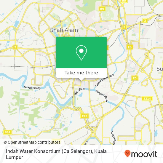 Peta Indah Water Konsortium (Ca Selangor)