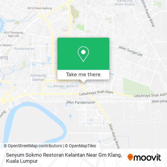 Senyum Sokmo Restoran Kelantan Near Gm Klang map
