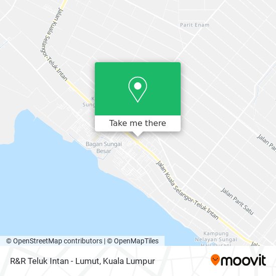 Peta R&R Teluk Intan - Lumut