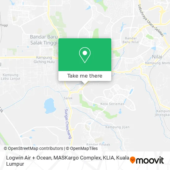 Logwin Air + Ocean, MASKargo Complex, KLIA map
