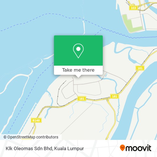 Klk Oleomas Sdn Bhd map