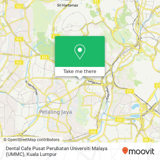 Dental Cafe Pusat Perubatan Universiti Malaya (UMMC) map