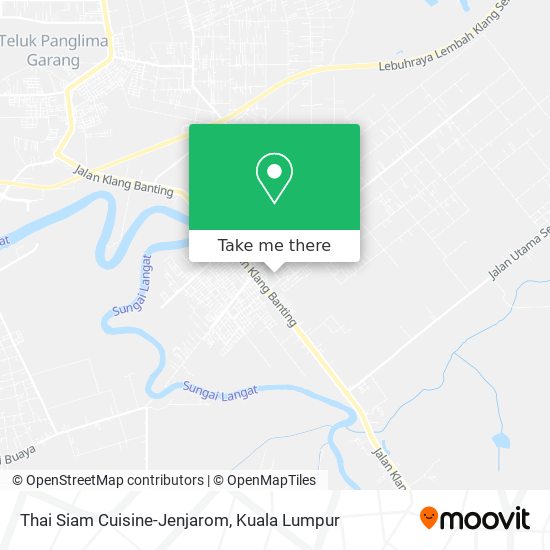 Thai Siam Cuisine-Jenjarom map