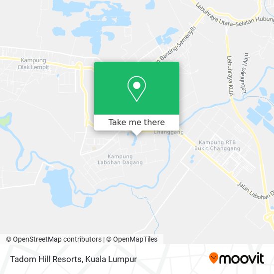 Tadom Hill Resorts map