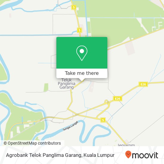 Agrobank Telok Panglima Garang map