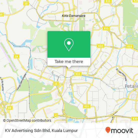 KV Advertising Sdn Bhd map