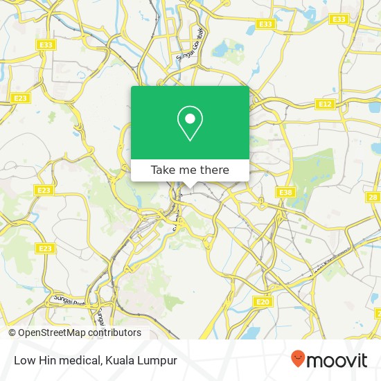 Low Hin medical map