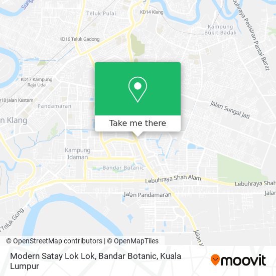 Peta Modern Satay Lok Lok, Bandar Botanic