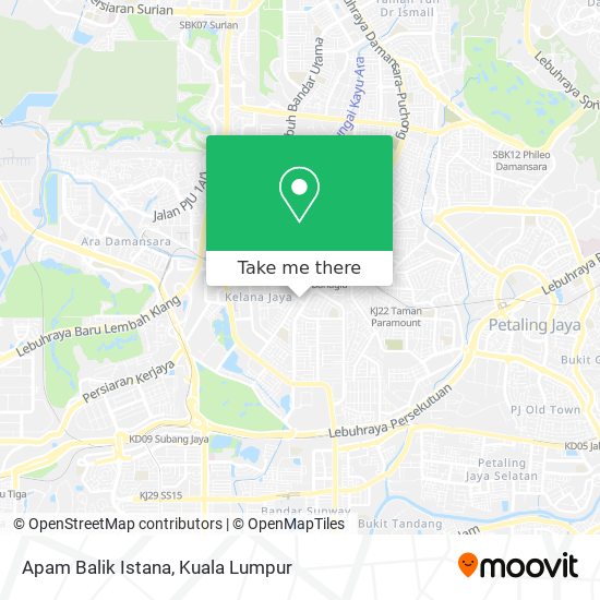 Apam Balik Istana map