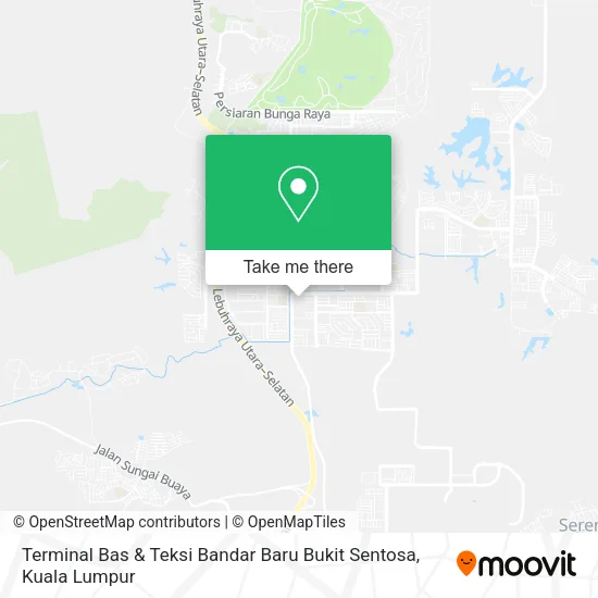 Terminal Bas & Teksi Bandar Baru Bukit Sentosa map