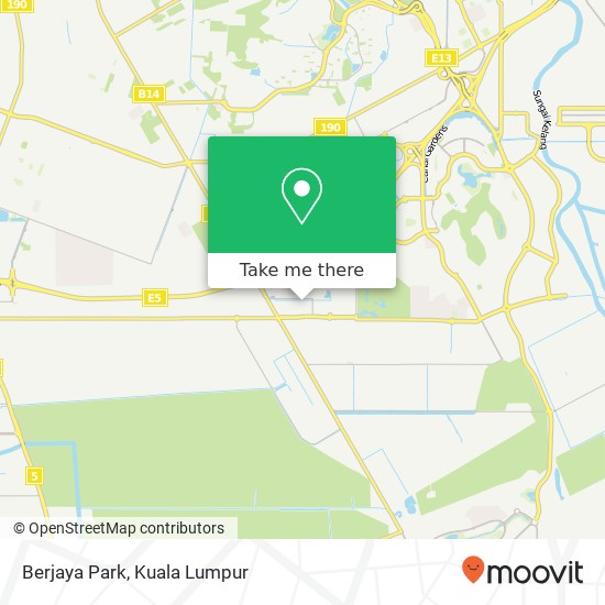 Berjaya Park map