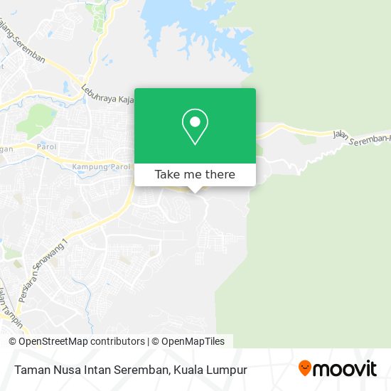 Peta Taman Nusa Intan Seremban