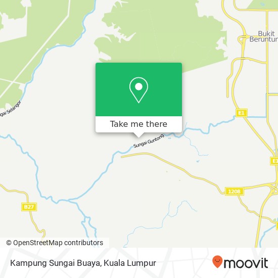 Kampung Sungai Buaya map