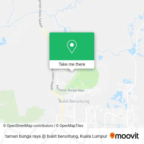 taman bunga raya @ bukit beruntung map