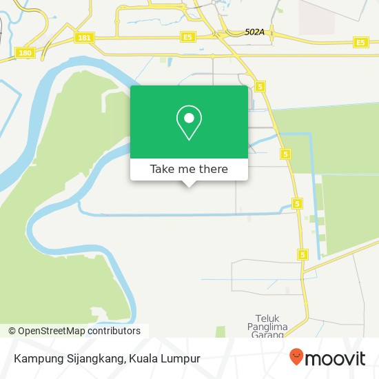 Kampung Sijangkang map