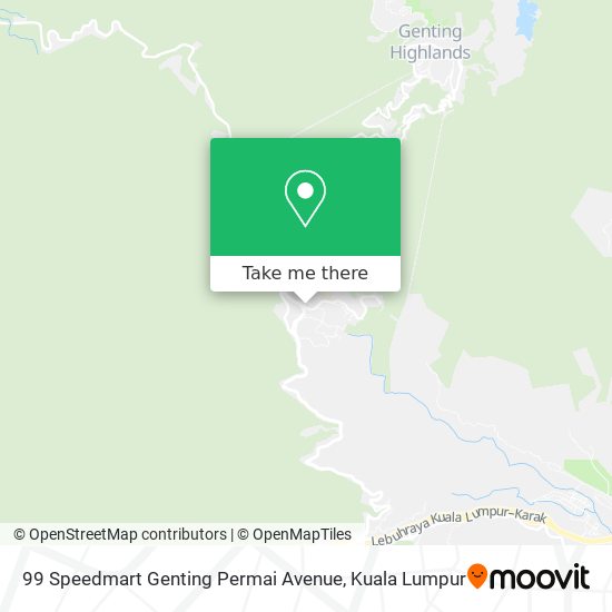 99 Speedmart Genting Permai Avenue map