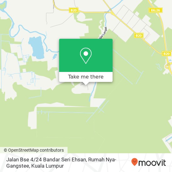 Jalan Bse 4 / 24 Bandar Seri Ehsan, Rumah Nya-Gangstee map