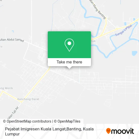 Pejabat Imigresen Kuala Langat,Banting map