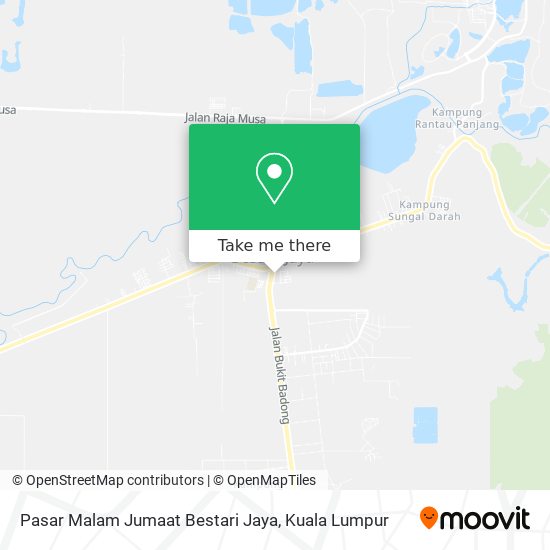 Pasar Malam Jumaat Bestari Jaya map