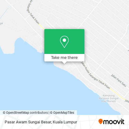 Peta Pasar Awam Sungai Besar