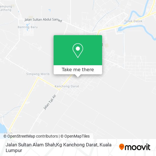 Peta Jalan Sultan Alam Shah,Kg Kanchong Darat