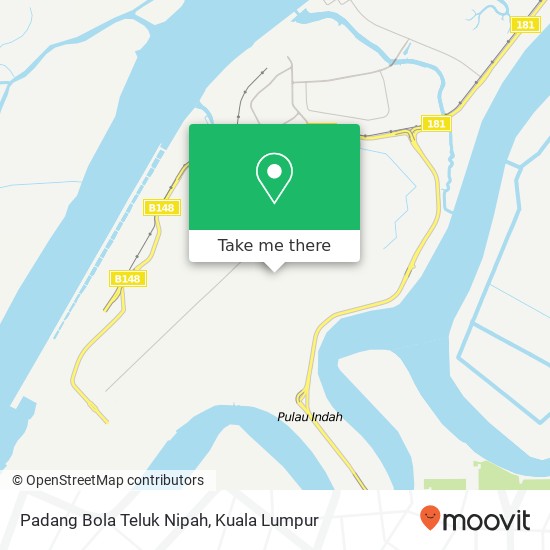 Padang Bola Teluk Nipah map