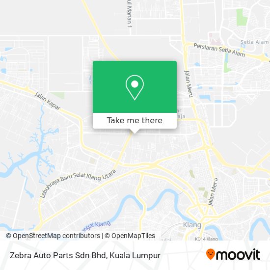 Zebra Auto Parts Sdn Bhd map