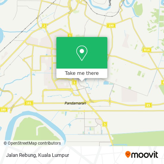 Jalan Rebung map