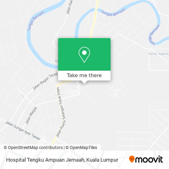 Peta Hospital Tengku Ampuan Jemaah
