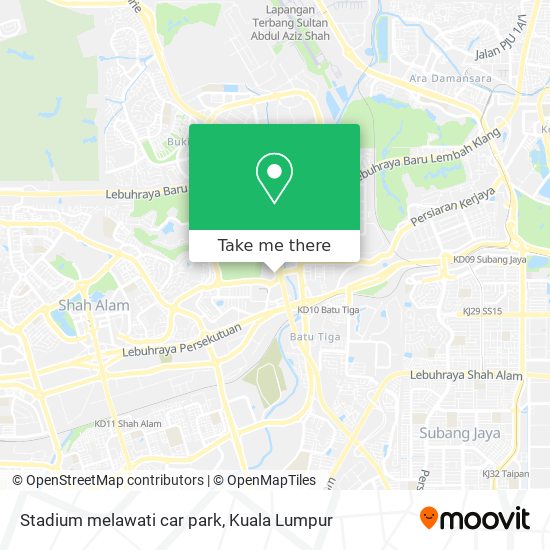 Stadium melawati car park map