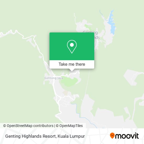 Genting Highlands Resort map