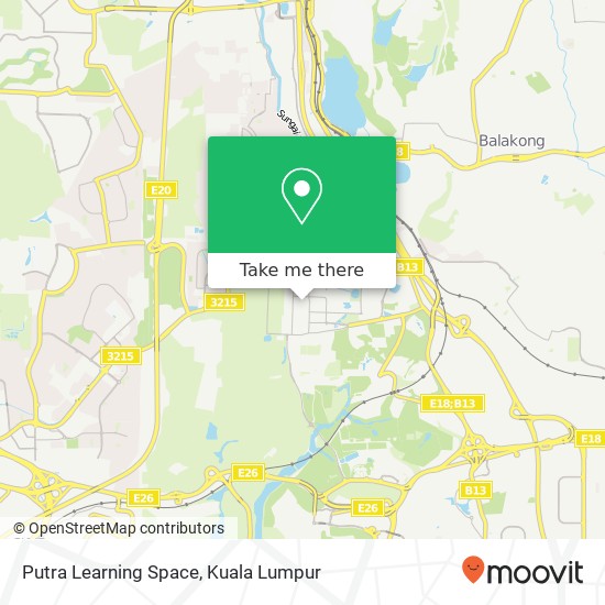 Putra Learning Space map