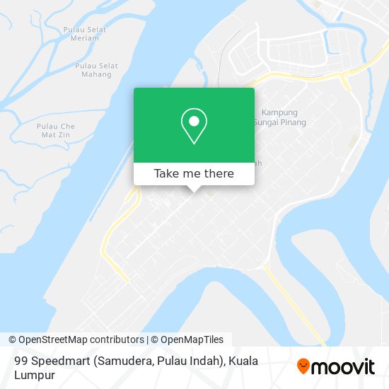 Peta 99 Speedmart (Samudera, Pulau Indah)