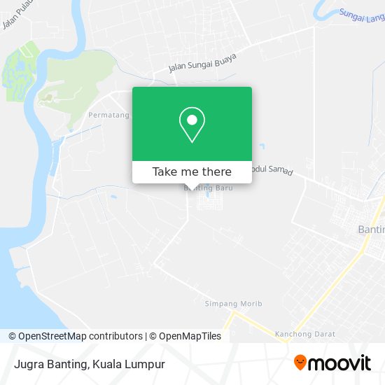 Jugra Banting map