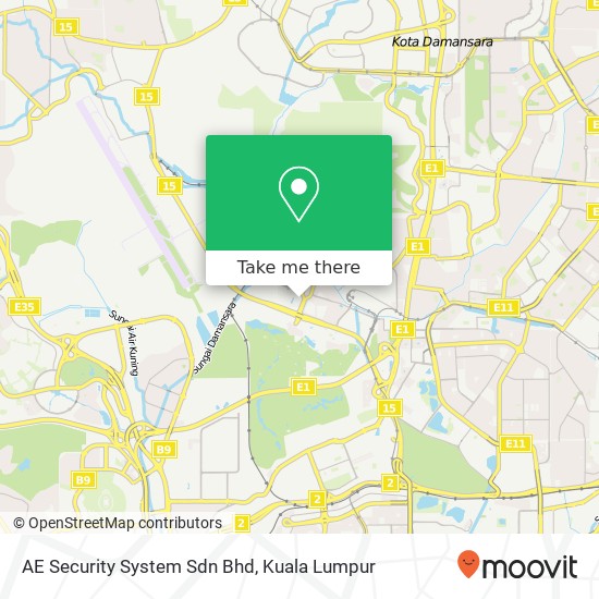 AE Security System Sdn Bhd map