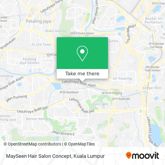 MaySeen Hair Salon Concept map
