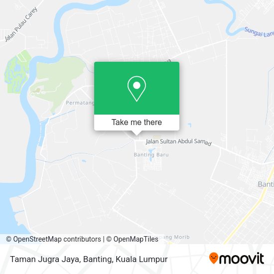Peta Taman Jugra Jaya, Banting