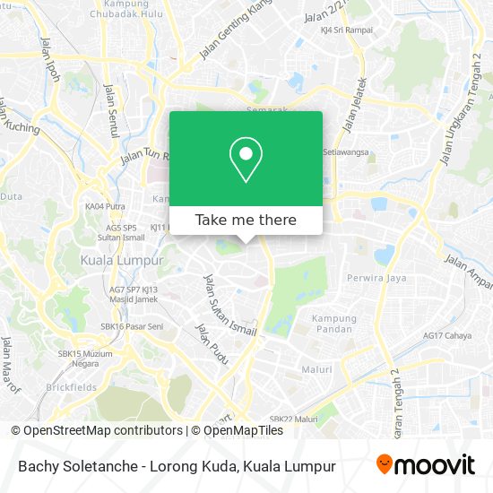 Peta Bachy Soletanche - Lorong Kuda