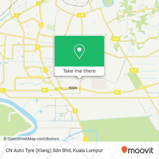 CN Auto Tyre (Klang) Sdn Bhd map