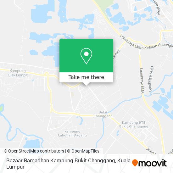 Bazaar Ramadhan Kampung Bukit Changgang map