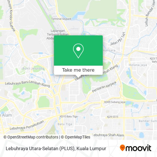 Lebuhraya Utara-Selatan (PLUS) map