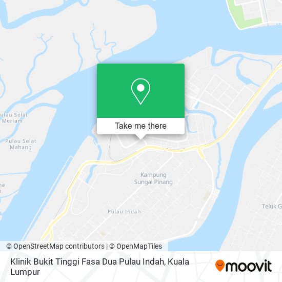 Peta Klinik Bukit Tinggi Fasa Dua Pulau Indah