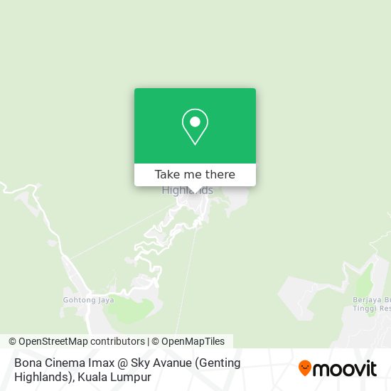 Bona Cinema Imax @ Sky Avanue (Genting Highlands) map