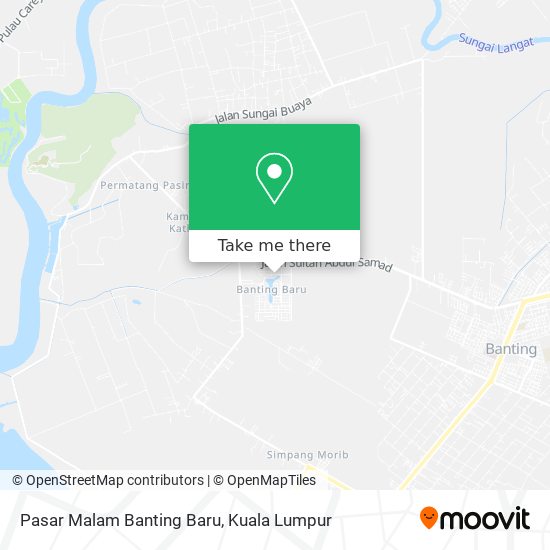 Pasar Malam Banting Baru map