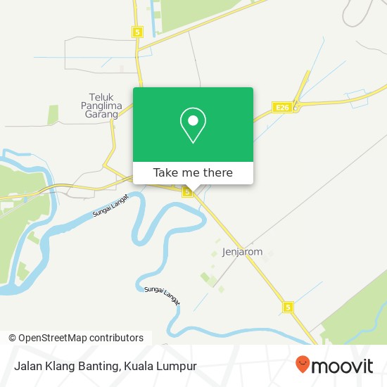 Peta Jalan Klang Banting