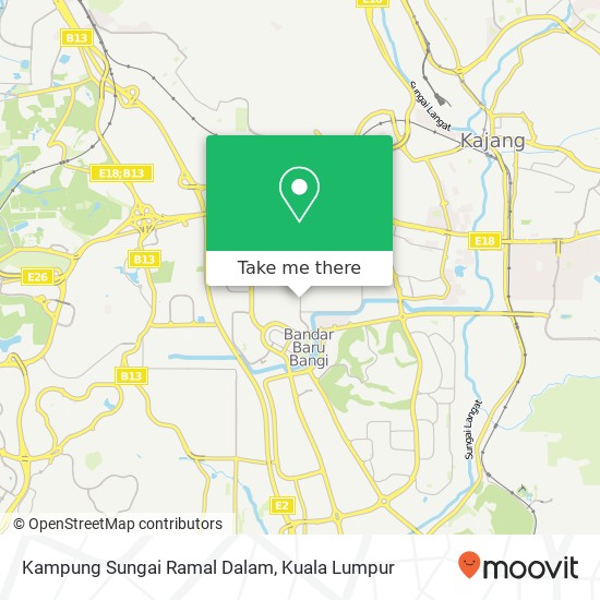 Kampung Sungai Ramal Dalam map