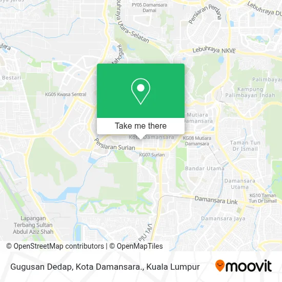 Gugusan Dedap, Kota Damansara. map